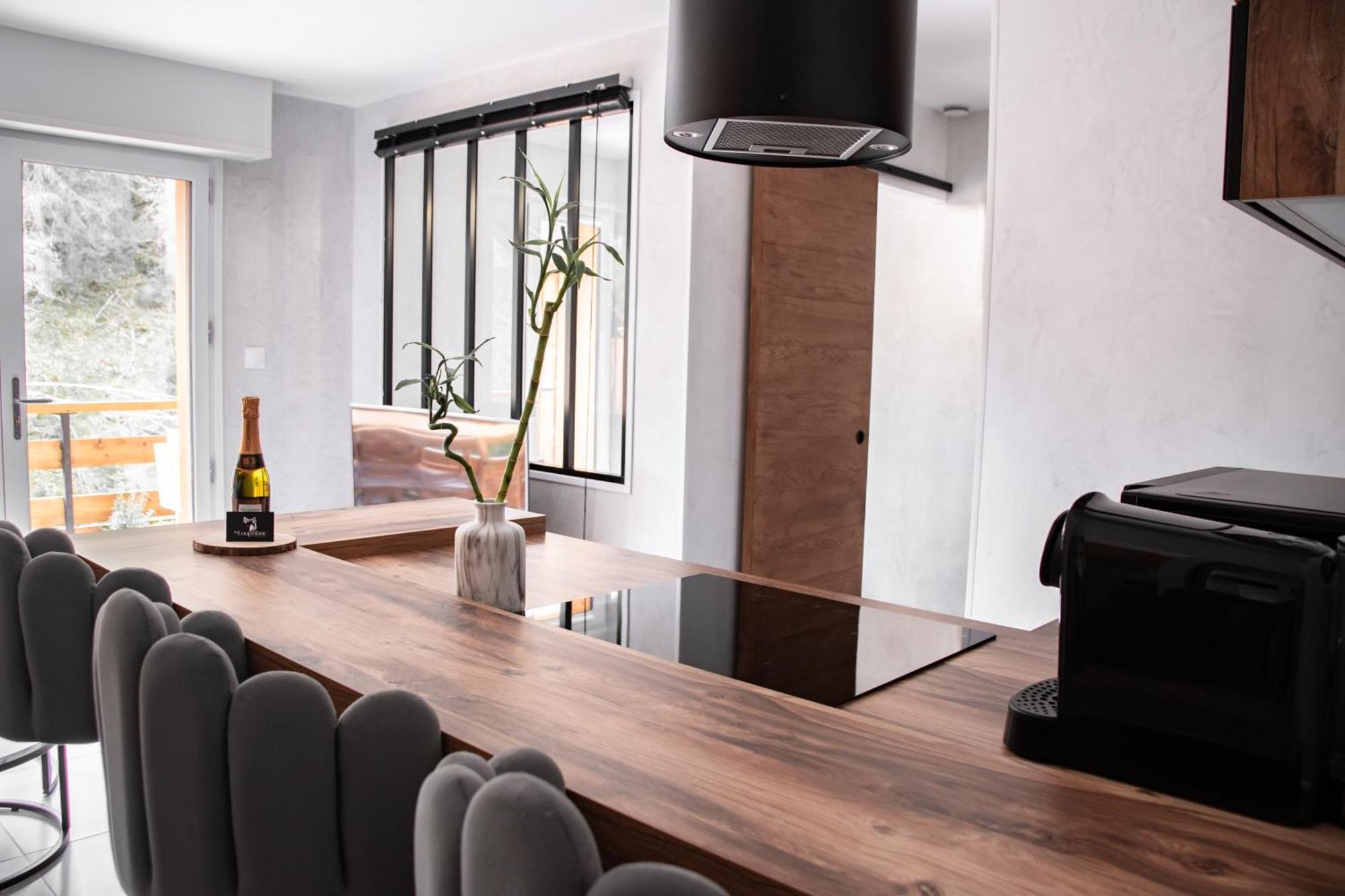 Studio Cabine Au Loup Blanc Avec Vue Mont Blanc Saint-Gervais-les-Bains Extérieur photo